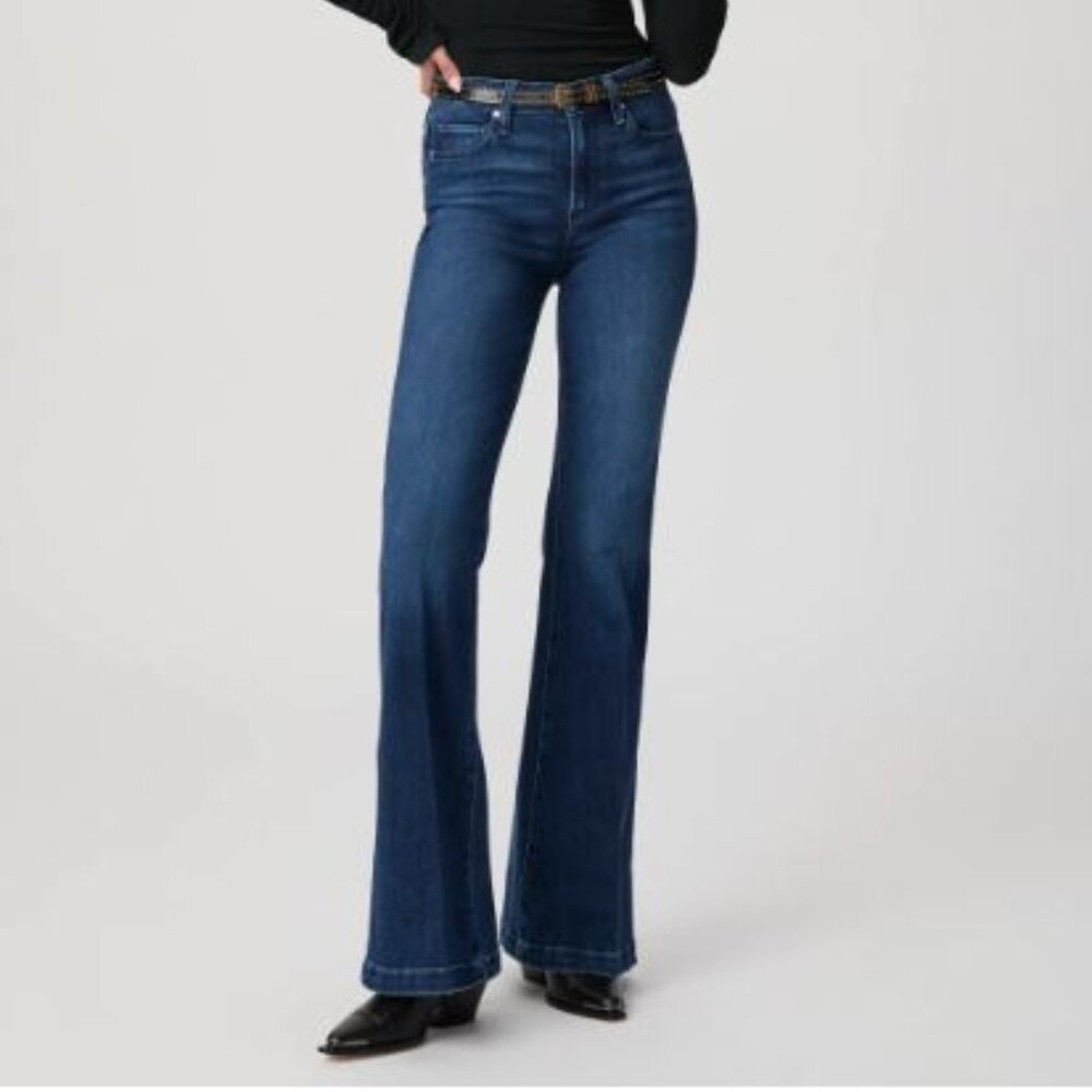 PAIGE Blue Flare & Wide Leg Jeans